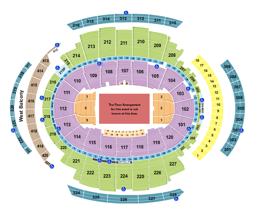 Madison Square Garden NCAA Tournament Seating Chart